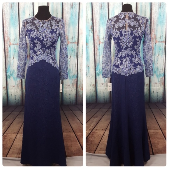 Tadashi Shoji Dresses & Skirts - Tadashi Shoji Kalinda Embroidered Trumpet Gown